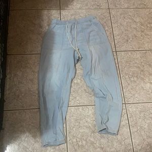 Baby blue jogger like “jeans”